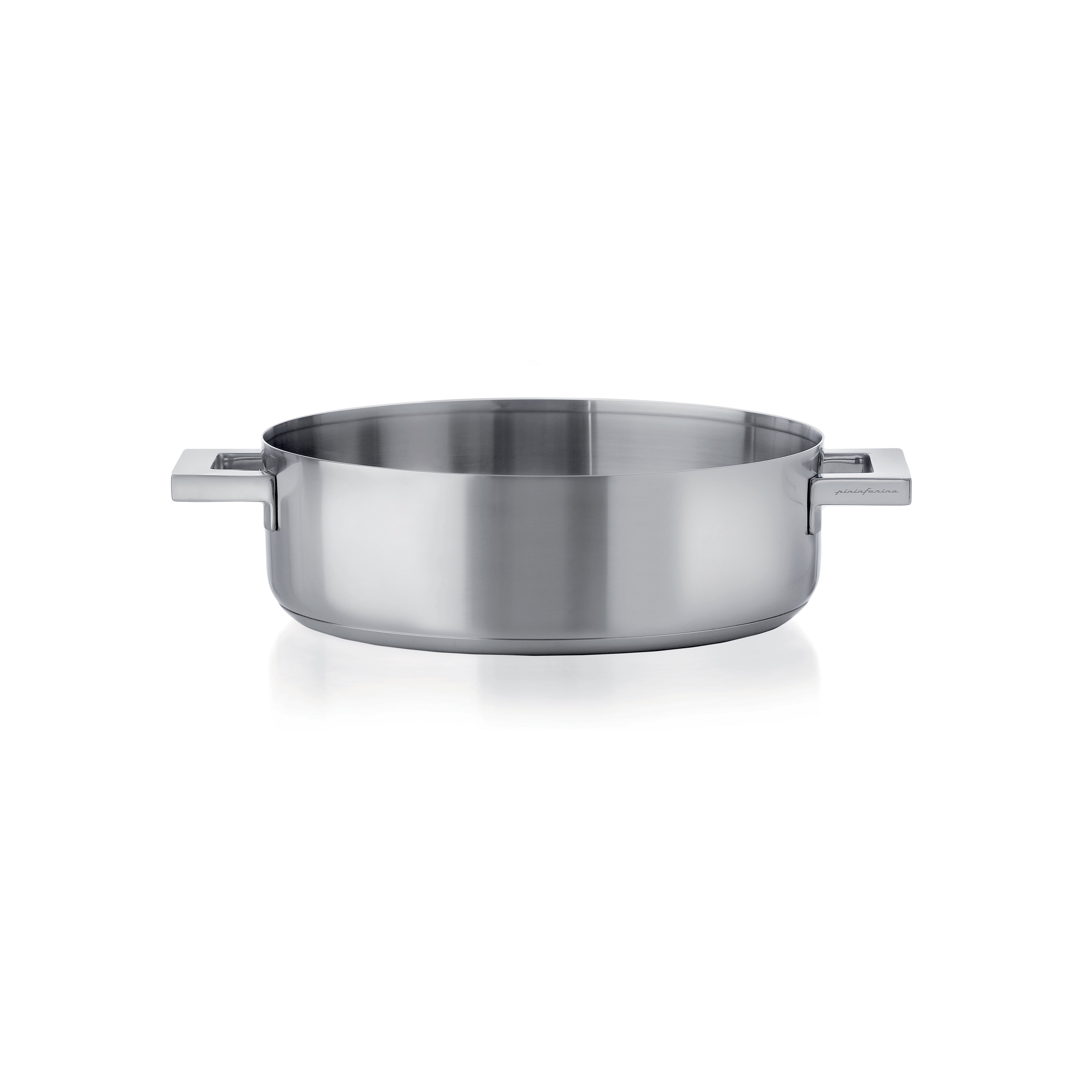 Stile By Pininarina Frying Pan - Dual Handles - 9.44"Dia - Mirror