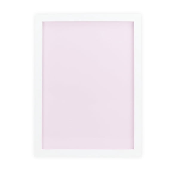 Stiles 16"x12" Magnetic Letter Board Set, 100 1" Natural Magnet Letters, Message Board for Baby Announcement or Milestone, Announcement Board for Desk, Office, Home, or Room Decor, Pink