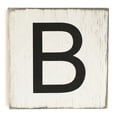 thumbnail image 1 of Stiles Crossword Letter Tiles, Wooden Wall Decor, 3.5 Inch, Rustic, Letter B, 1 of 7