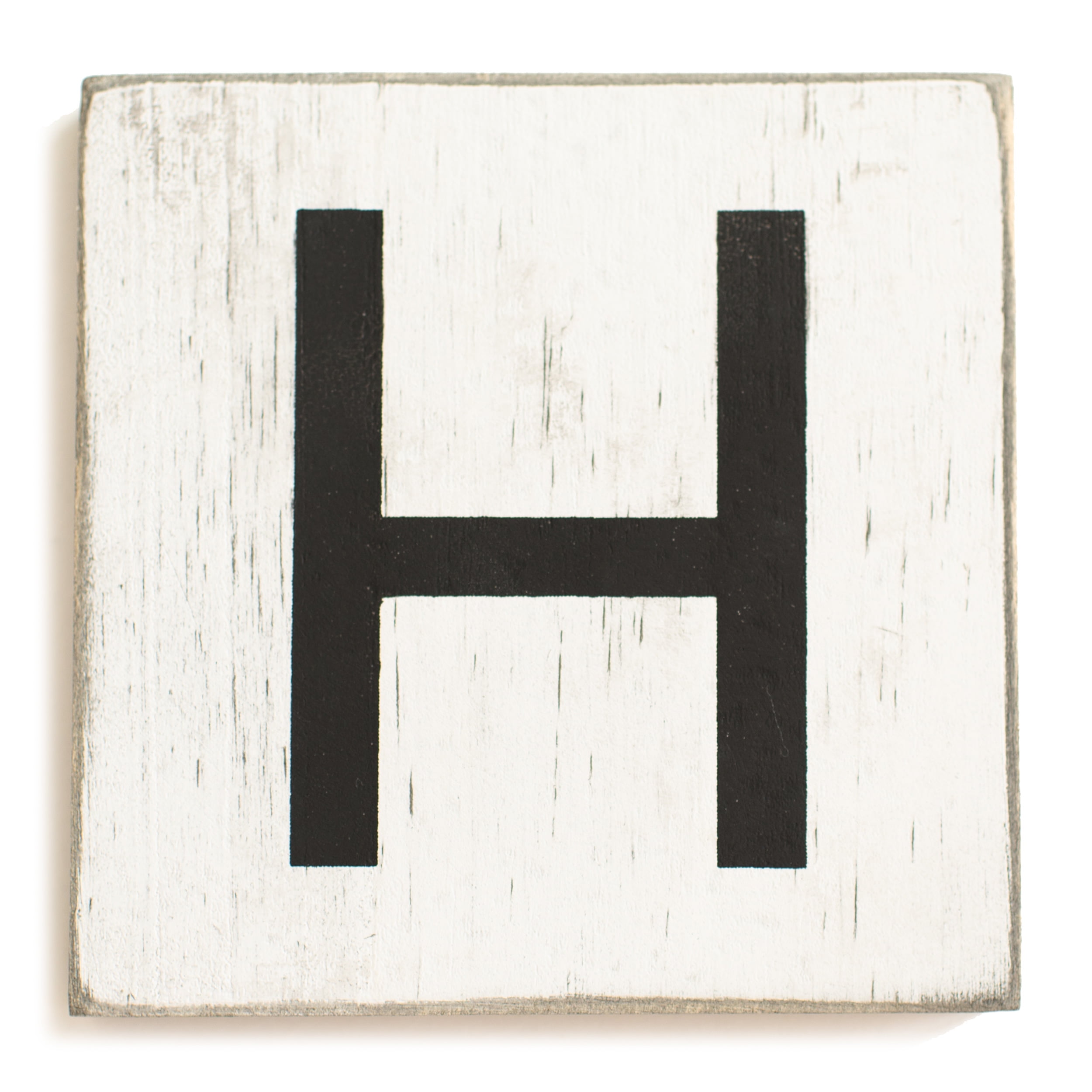 Stiles Crossword Letter Tiles, Wooden Wall Decor, 3.5 Inch, Rustic