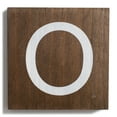 thumbnail image 1 of Stiles Crossword Letter Tiles, Wooden Wall Decor, 3.5 Inch, Walnut, Letter O, 1 of 7
