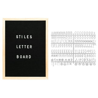 Excello Global Products Large Wooden A-Frame Sign 36x20 Felt Letter Board with Changeable Letters & Felt