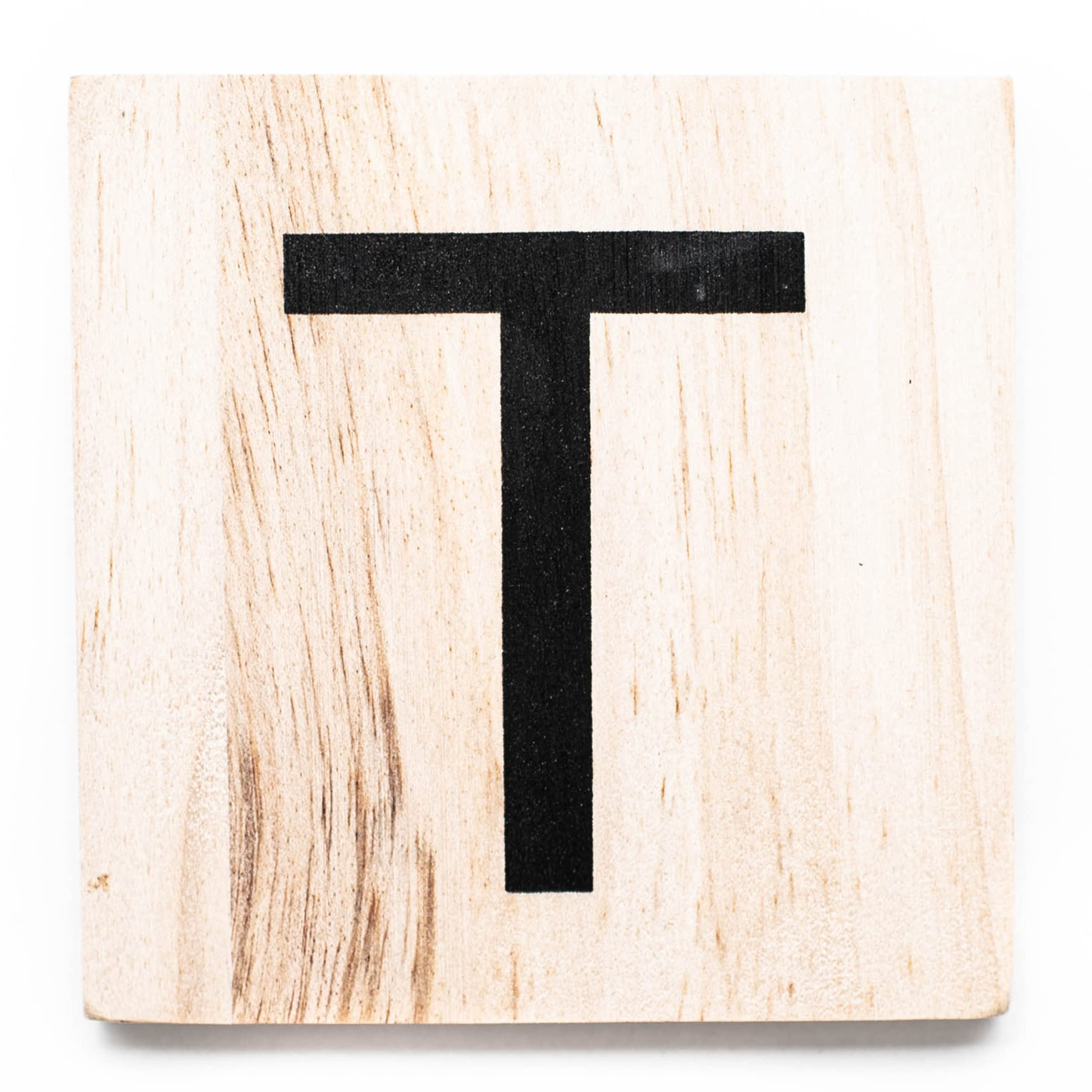 Stiles Letter Tiles, Wooden Crossword Wall Letters for Living Room ...