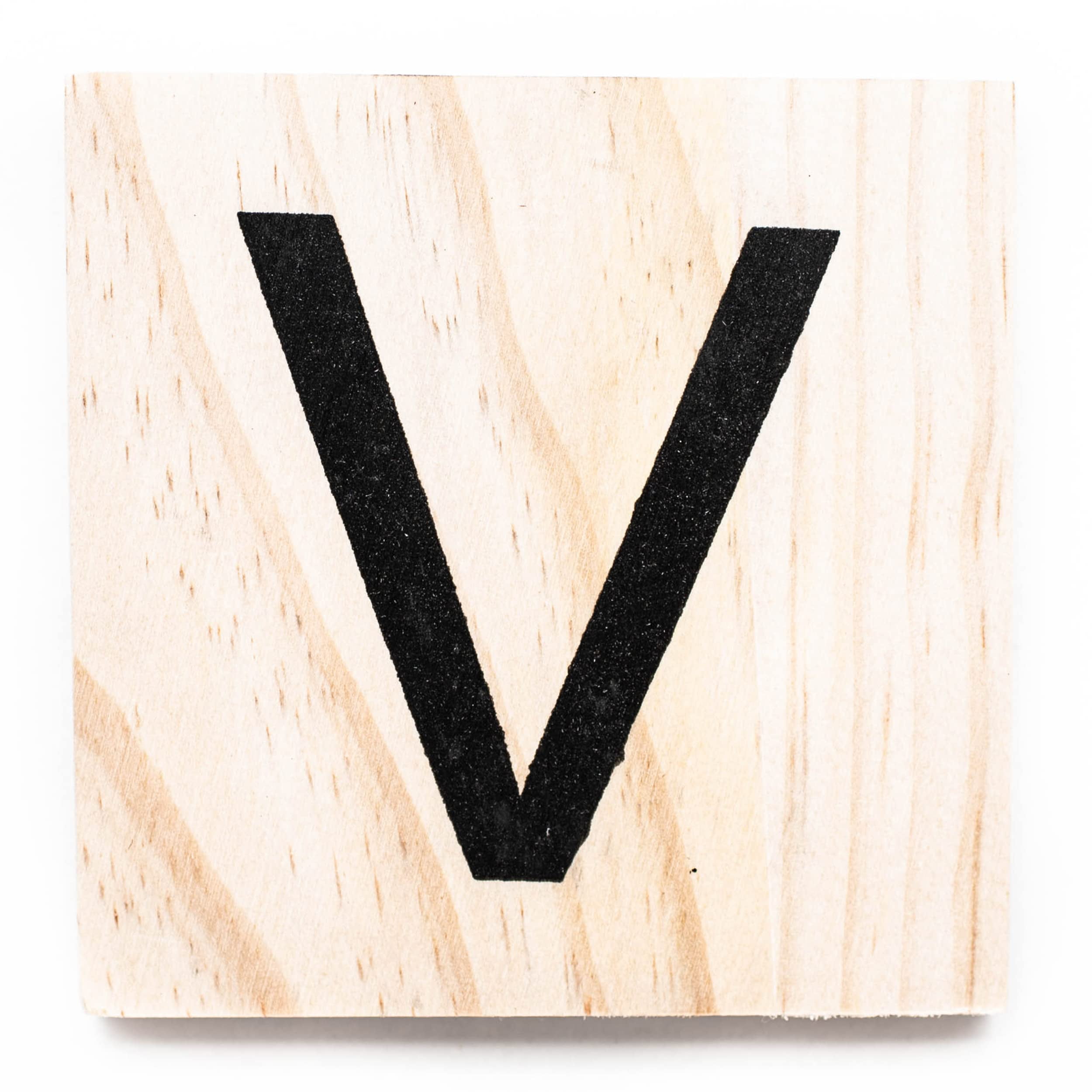 Stiles Letter Tiles, Wooden Crossword Wall Letters for Living Room