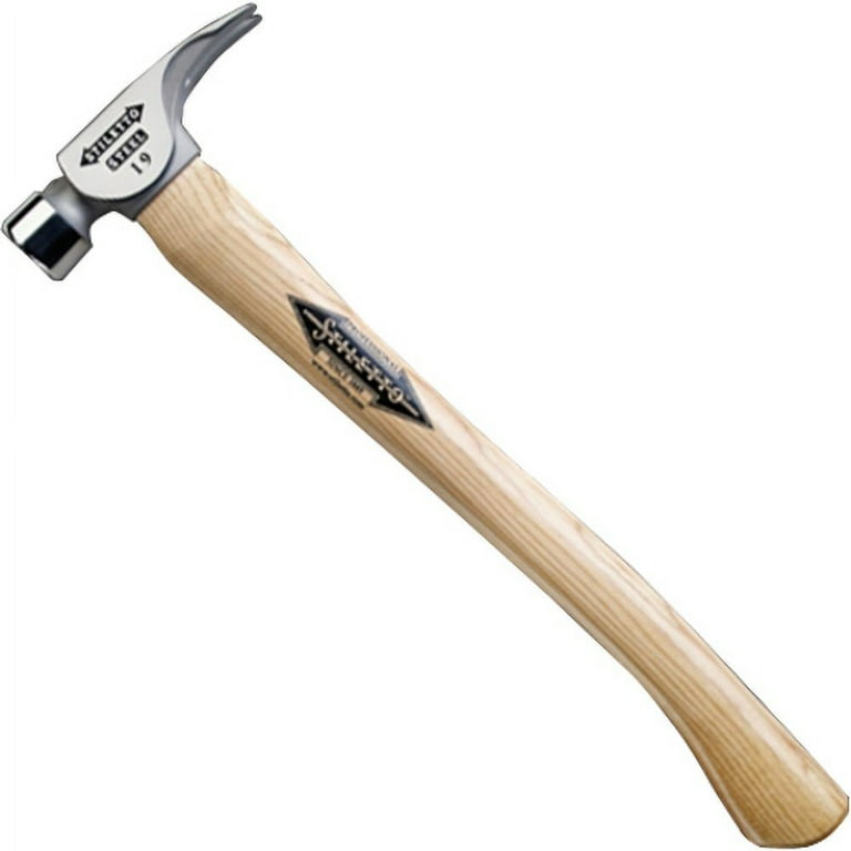 Stiletto 19 oz Stainless Steel Milled face Curved 18 Hickory Framer Walmart