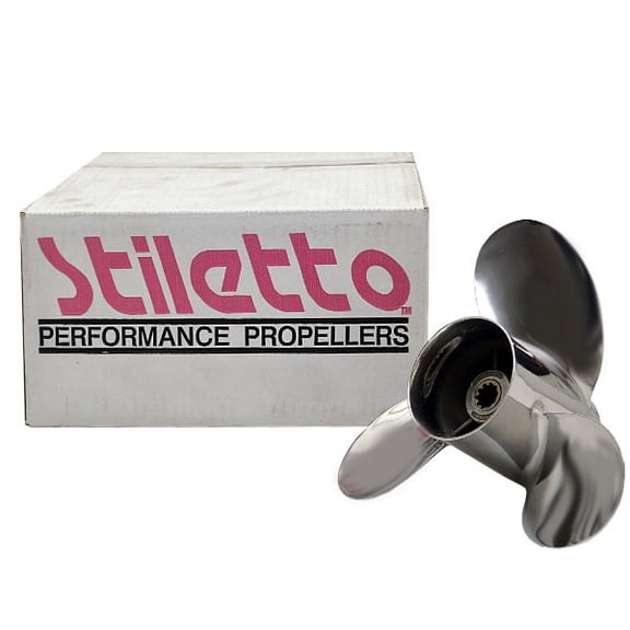 Stiletto/Turning Point 53310 Boat Propeller | RH 10 1/8 x 10 Inch