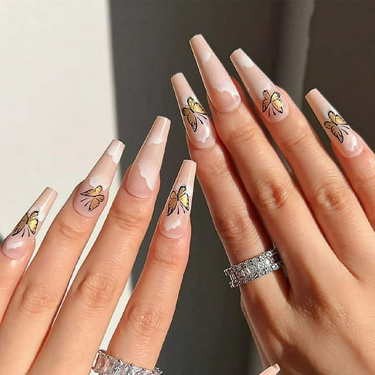 rhinestones design on nails