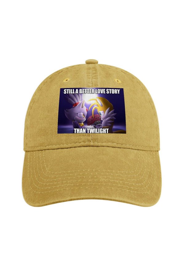 Still A Better Love Story Than Twilight Sand Colour Hat Adjustable Funny Fashion Unisex Baseball Cap For Men Women