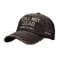 thumbnail image 1 of Still Not Dead Baseball Caps for Men, Baseball Cap for Old Guys, Vintage Unisex Cap, Ain't Dead Yet, Old F***ers Club Member Hat, Casual & Stylish Gift, 1 of 4