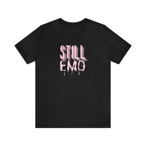 Still Emo (Pink) Unisex Jersey Short Sleeve Tee