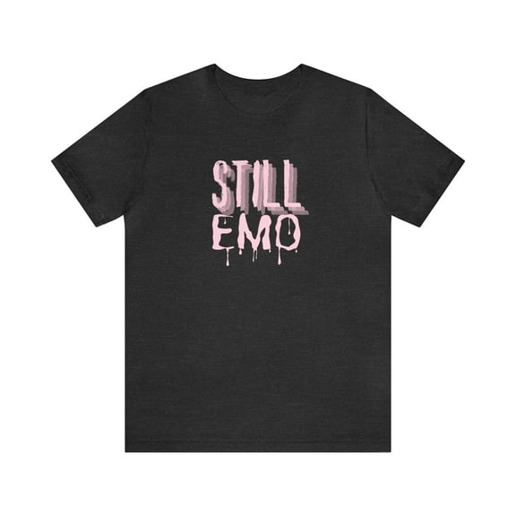 Still Emo (Pink) Unisex Jersey Short Sleeve Tee