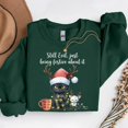 thumbnail image 1 of Still Evil Just Being Festive About It Cat Christmas – T-Shirt, Hoodie & Sweatshirt – Holiday Humor – Cat Lovers, 1 of 6