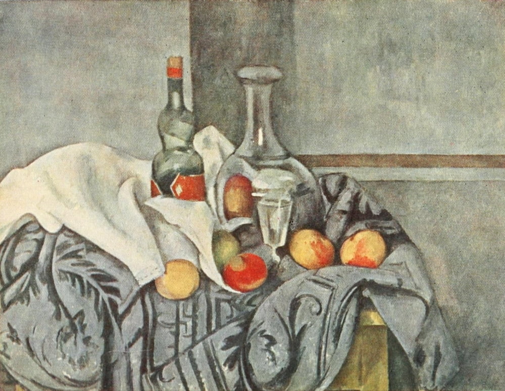 Still Life Canvas Art - Paul Czanne (24 x 36)