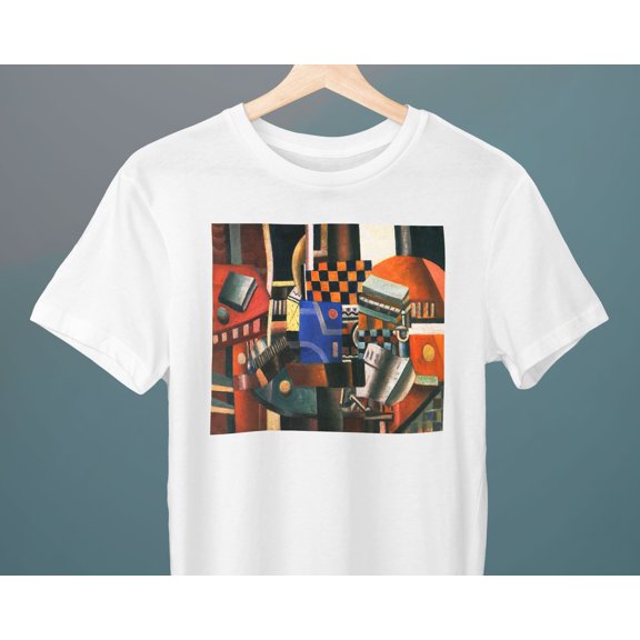 Still Life, Fernand Leger Painting, Unisex T-Shirt, Art T-Shirt, Abstract, Cubism, Gift for Her, Gift for Him, Art Lover Gift
