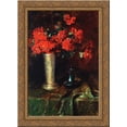 thumbnail image 1 of Still Life - Flowers 24x18 Gold Ornate Wood Framed Canvas Art by William Merritt Chase, 1 of 2