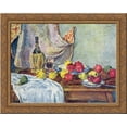 thumbnail image 1 of Still Life. Grenades. 24x20 Gold Ornate Wood Framed Canvas Art by Pyotr Konchalovsky, 1 of 2