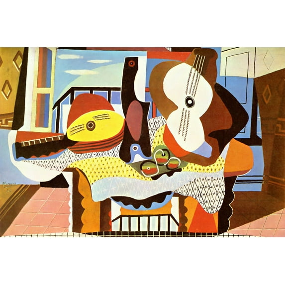 Still Life II- Picasso - CANVAS WALL ART