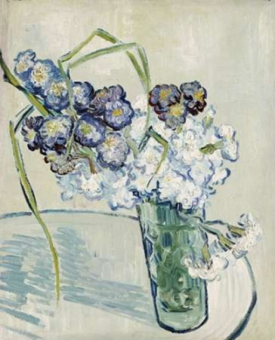 Still Life Vase of Carnations Canvas Art - Vincent Van Gogh (20 x 24)