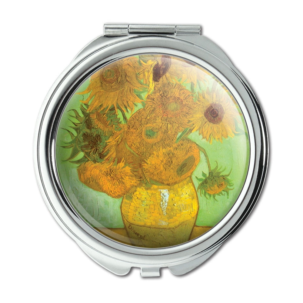 Still Life Vase with Twelve Sunflowers Vincent Van Gogh Compact Purse ...