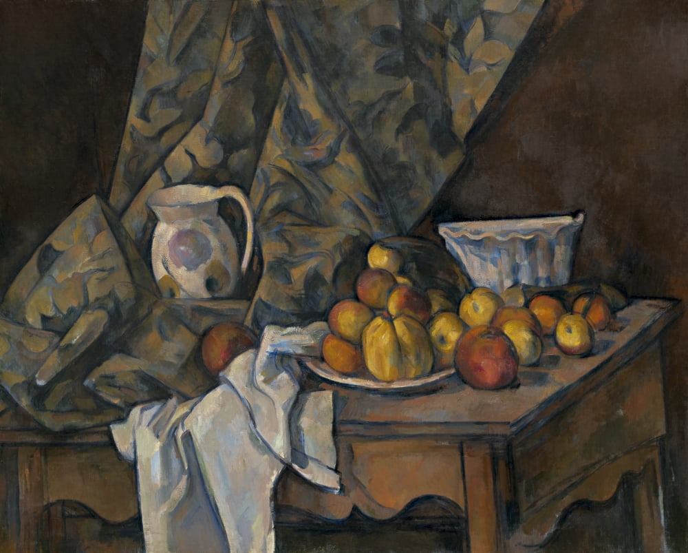 Still Life With Apples And Peaches Canvas Art - (36 x 24)