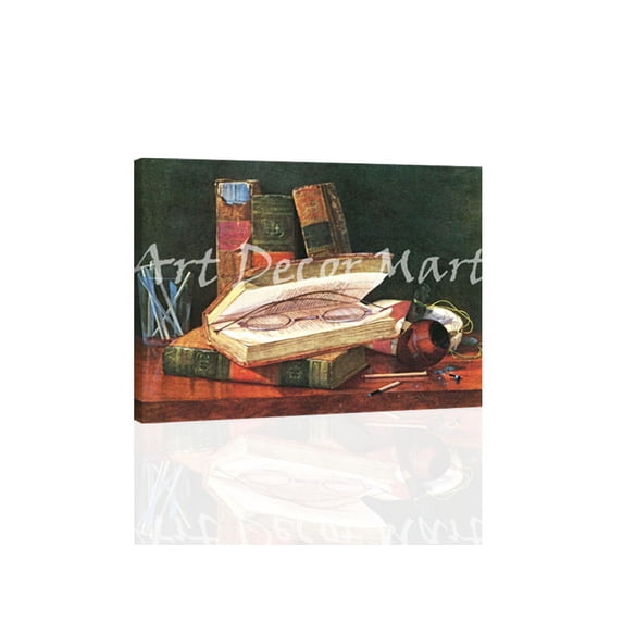 Still Life With Books - CANVAS OR FINE PRINT WALL ART