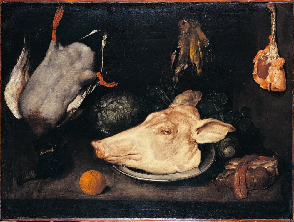 Still Life With Duck Canvas Art - (36 x 24)