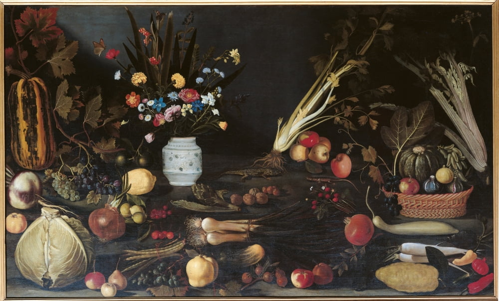 Still Life With Flowers Canvas Art - (36 x 24)