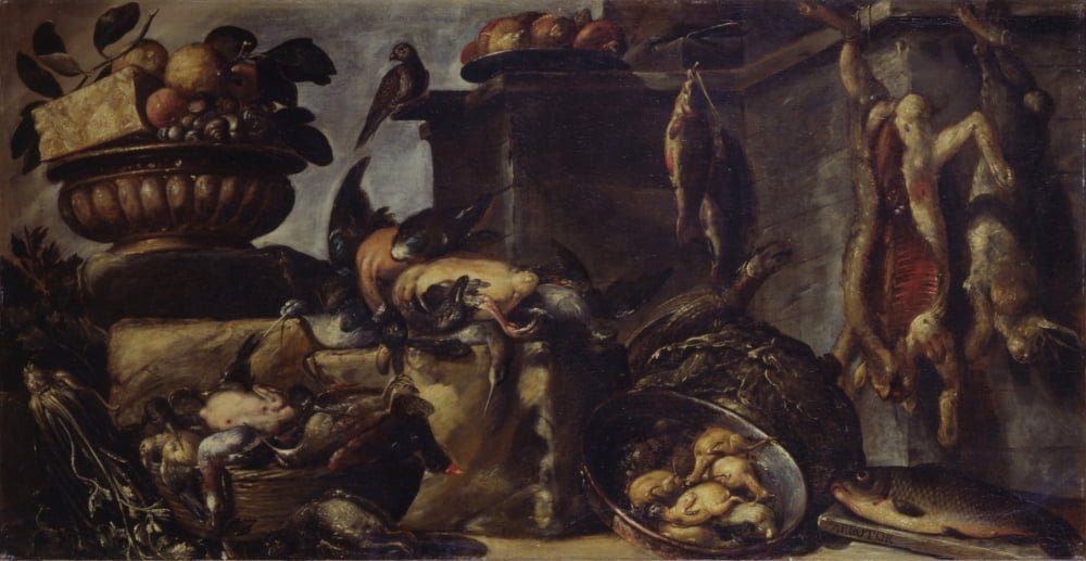 Still Life With Game And Fishes Canvas Art - (24 x 18)