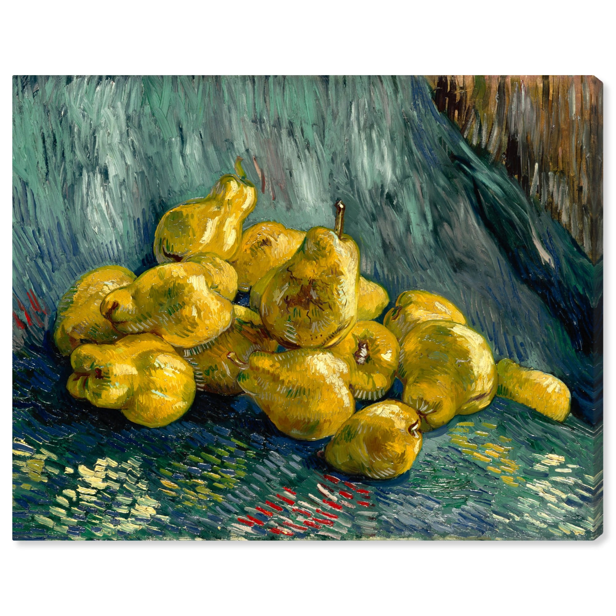 Still Life with Quinces Vintage Canvas Kitchen Wall Art