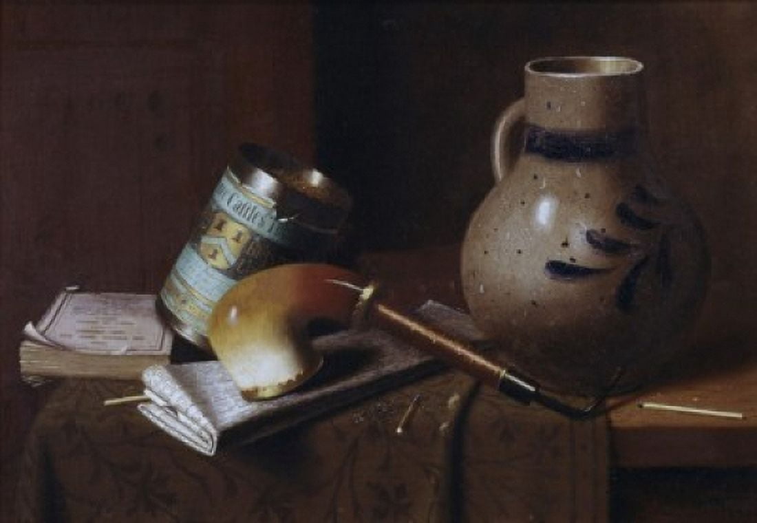 Still Life With Three Castles Tobacco #2A William Michael Harnett (1848-1892American) Canvas Art - William Michael Harnett (18 x 24)