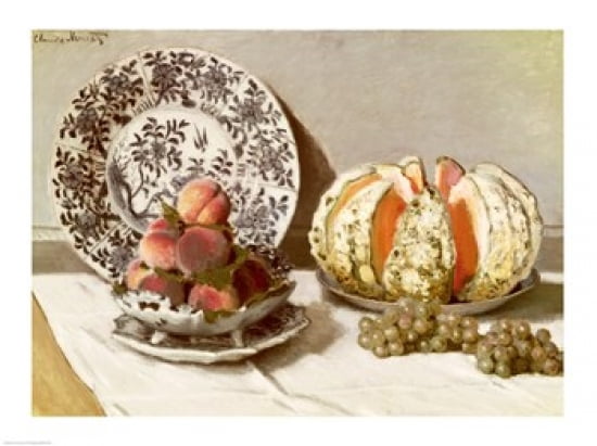 Still Life c1876 Canvas Art - Claude Monet (24 x 18)