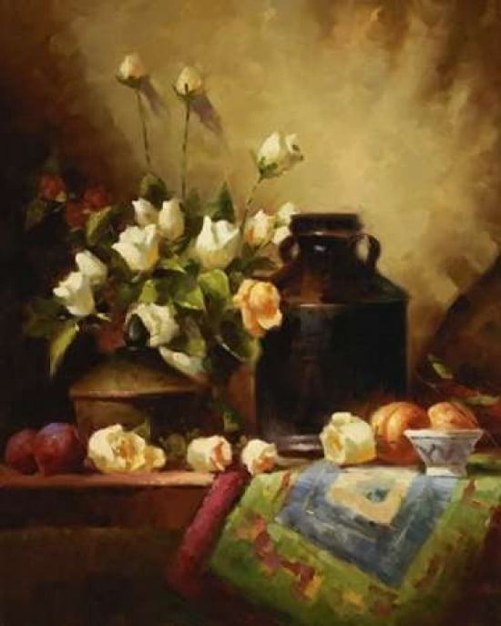 Still Life of Warmth Canvas Art - Walt (24 x 30)