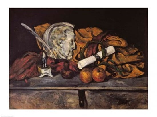 Still Life of the Artists Accessories 1872 Canvas Art - Paul Cezanne (36 x 24)