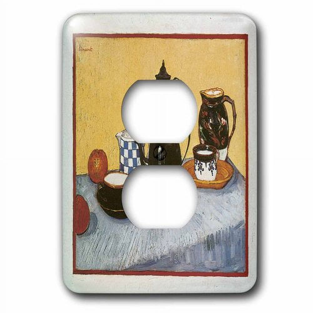 Still Life with Coffee Post by Vincent Van Gogh 2 plug outlet cover lsp