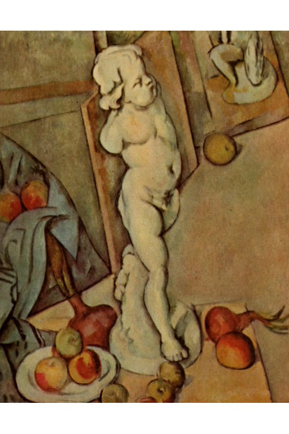 Still Life with Cupid Poster Print by  Paul C_zanne (24 x 36)