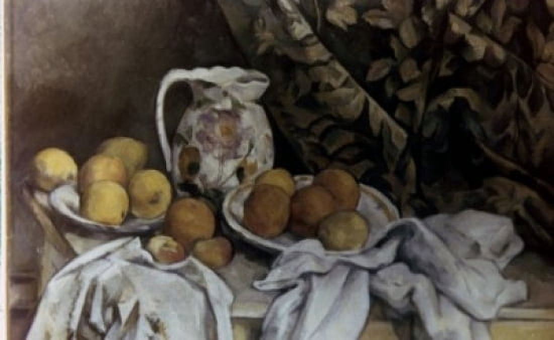 Still Life with Drapery by Paul Cezanne 1898-1899 1839-1906 Canvas Art - Paul Cezanne (24 x 36)