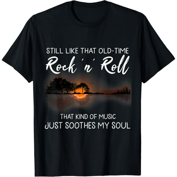 Still Like That Old Time Rock n Roll Music Guitar Hippie T-Shirt
