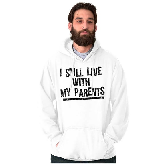 Still Live With My Parents Single Unisex Plus Fleece Graphic Hoodie Brisco Brands 2X