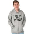 thumbnail image 1 of Still Live With My Parents Single Zip Up Hoodie Men's Women's Brisco Brands X, 1 of 6