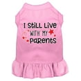 thumbnail image 1 of Dog Dress, Pet Dog  Cat Dress Screen Printed, "I Still Live With My Parents", 1 of 10
