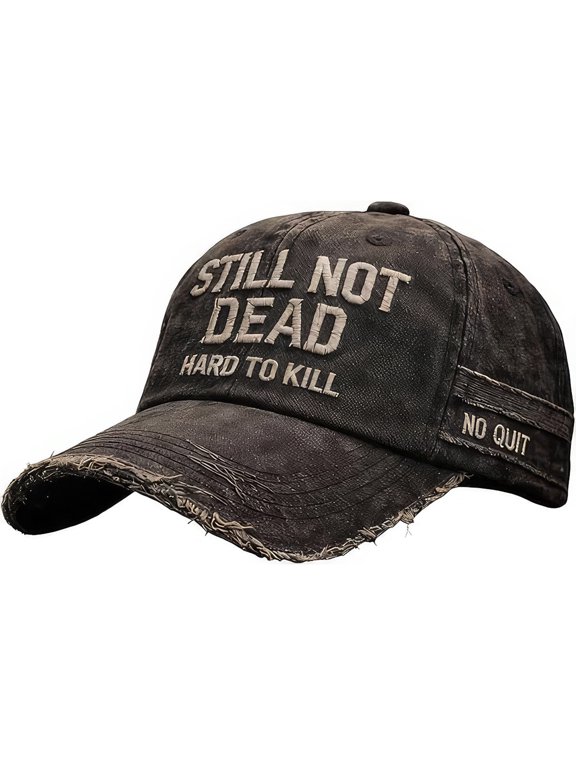 Still Not Dead Hat Vintage Distressed Old Man Club Hat Funny Still Not Dead Hat Baseball Cap for Humor-Lover