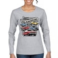 thumbnail image 1 of Still Plays With Cars Ford Falcon Women's Long Sleeve T-shirt 60-70s Classic Muscle Car, 1 of 7