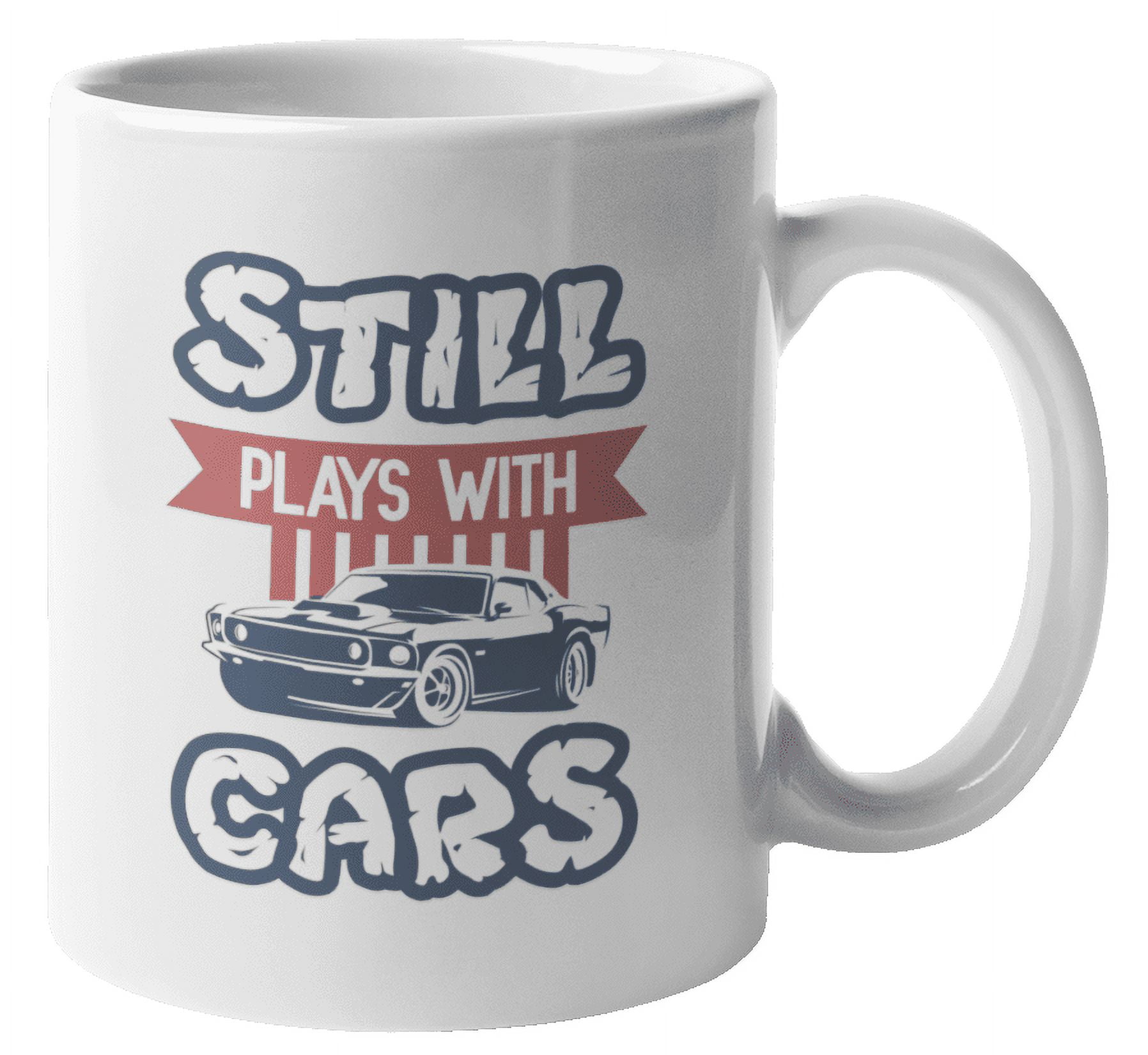 Car Mug, Gift For Car Lover, Thinking About Cars, Car Coffee Mug, Gift For  Him, Car Lover Gift, Funny Mugs, Dad Mug, Father's Day Gift, RED