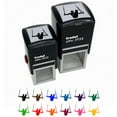 thumbnail image 1 of Still Rings Artistic Gymnastics Self-Inking Rubber Stamp Ink Stamper - Red Ink - Small 1 Inch, 1 of 7