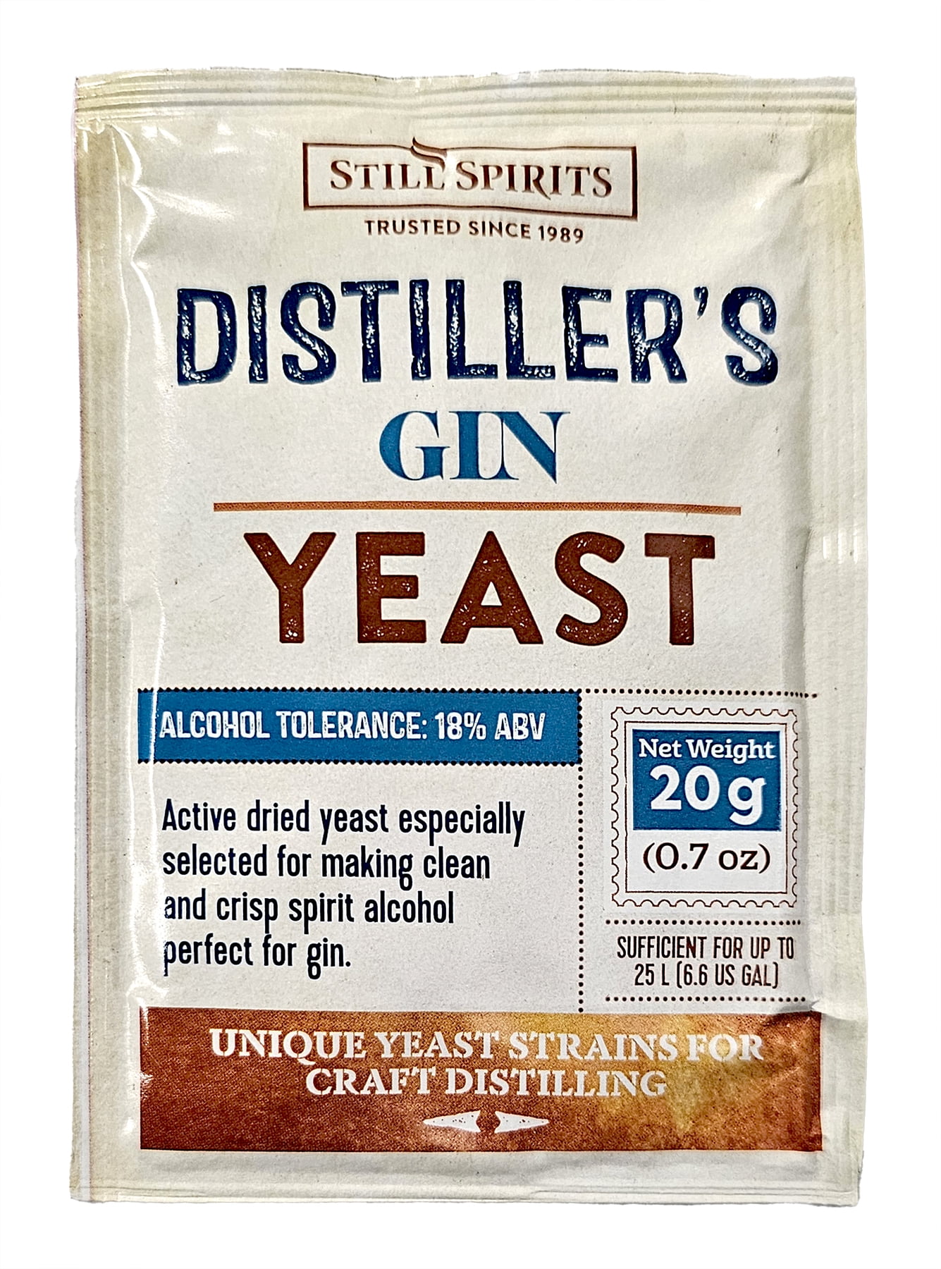 Still Spirits Distillers Yeast Gin 20 gram