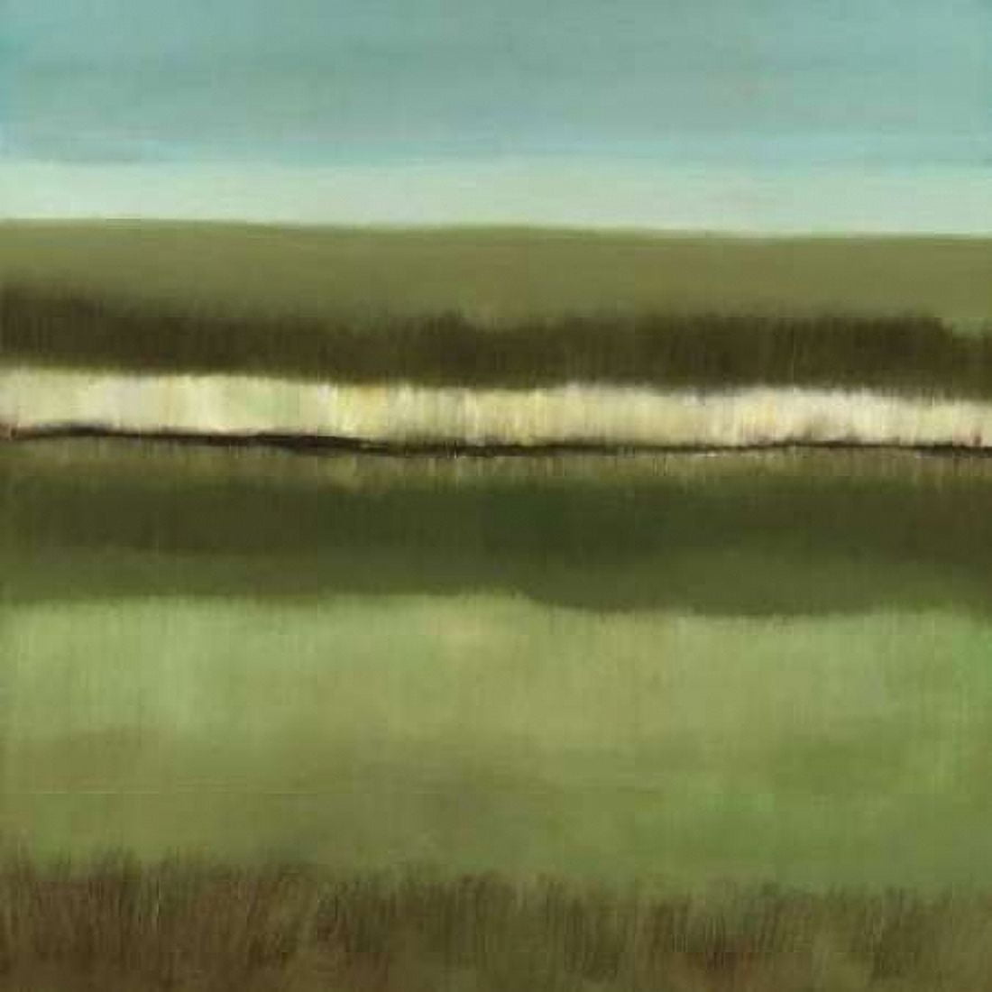 Still Waters - Green Lake Canvas Art - Caroline Gold (24 x 24)