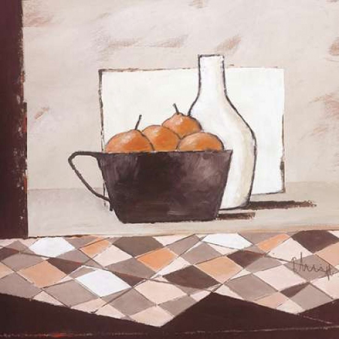 Still life in grey III Canvas Art - Franz Heigl (24 x 24)