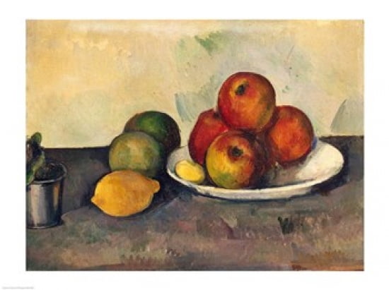 Still life with Apples c1890 Canvas Art - Paul Cezanne (24 x 18)