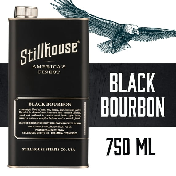 Stillhouse Gluten Free Black Bourbon, 750 mL Stainless Steel Can, ABV 40%