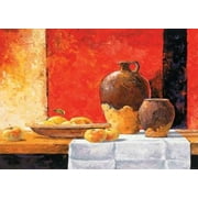 Stillife with apples I Poster Print by Frans Nauts (10 x 14)